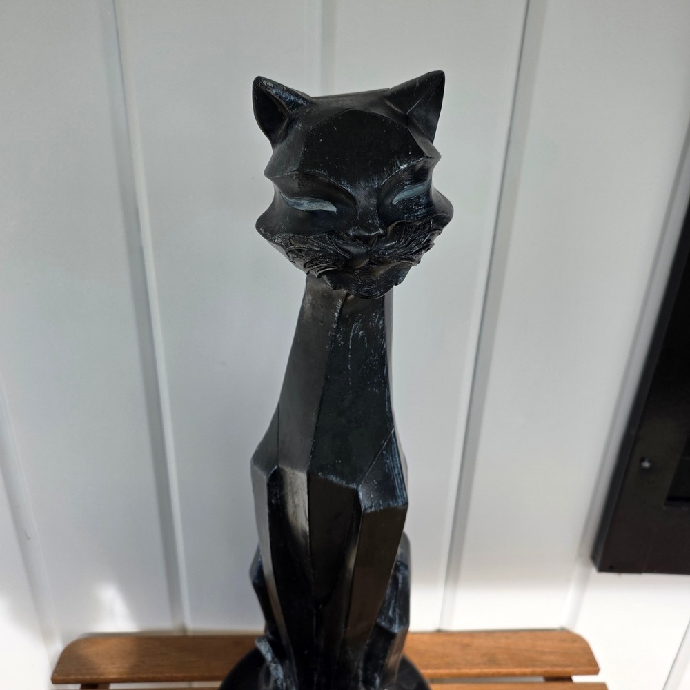 Vtg universal statuary corp. siamese Cat Statue Tall 24" MCM Floor Decor feline - Picture 6 of 16